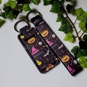 Halloween Neoprene Chapstick Holder & Keychain